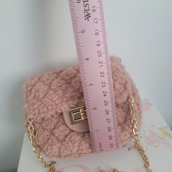 Pink mini quilted bag - Picture 6 of 7